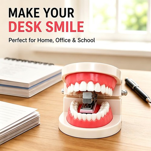Funny denture stapler with - funny,